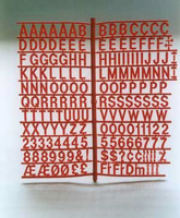 Menu Board Letters