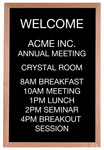 Indoor Open Faced Letter Boards