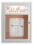 Menu Display Cases