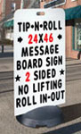 Tip and Roll Sidewalk Signs