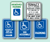 Parking Signs Handicapped Parking Signs