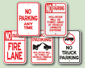 Parking Signs No Parking Signs
