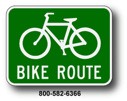 Bike Route D11-1 24 x 18