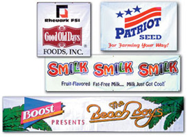 36 x 180 Two Color Screen Printed Banner