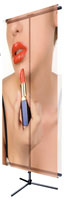24W Double Sided Portable Banner Stand