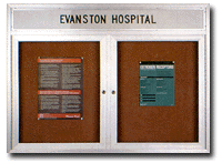 Indoor Enclosed Bulletin Boards