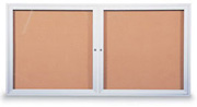 Outdoor Enclosed Bulletin Board 60W x 36H