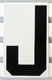 Black Letter on White Aluminum