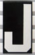 White Letter on Black Aluminum