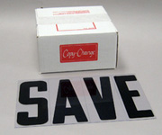 8 inch Portable Sign Letters Condensed Kit