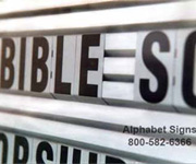 2.375 inch Sure Grip Church Letter Kit