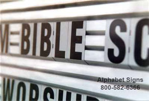 4.125 inch Sure Grip Church Letter Kit