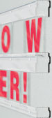 8 ft Dual Track Pronto Letters
