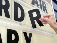 Pronto Marquee Letters
