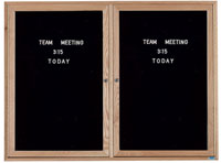 Indoor Enclosed Wood Framed Letter Boards