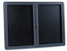 48W x 36H Graphite Enclosed Magnetic Letter Board