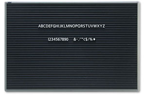 36W x 24H Open Face Magnetic Letter Board