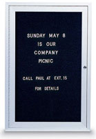 30W x 36H Outdoor Lighted Enclosed Letter Board