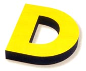Interior Foam Sign Letters Plastic Laminated Foam Letters