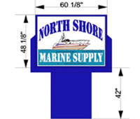 60W x 48H Cradle Mount Marquee Sign