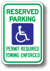 Arkansas State Handicap Sign