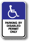 Florida State Handicap Sign