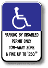 Florida Miami Dade Handicap Sign