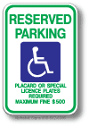 Hawaii State Handicap Sign