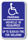 Minnesota State Handicap Sign