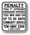 New Jersey State Placard Sign