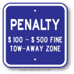 Virginia State Placard Sign