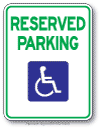 Wyoming State Handicap Sign