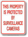 Property Protected By Surveillance Cameras