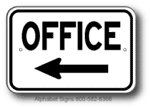 Office Left Arrow Sign