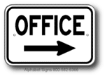 Office Right Arrow Sign