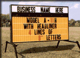 A-11H Portable Sign
