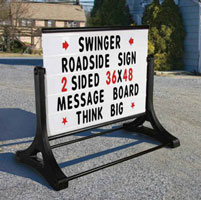 Roadside Sidewalk Signs Swinger
