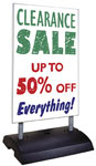 Write-On Wipe-Off Springer Sidewalk Signs