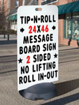 Tip and Roll Standard Sidewalk Signs