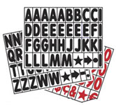 Sidewalk Sign Letters 5 inch White