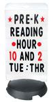 Tip and Roll Sidewalk Signs Plus Big Letters