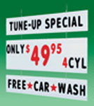 Window Signs TRIPLEX  Hanging Message Board