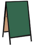 Chalkboard Sidewalk Sign Black Frame
