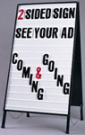A-Frame Sidewalk Signs Changeable Letter