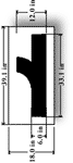 55 inch Combo Arrow Tail Stencil