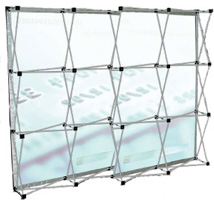 Pop Up Display 120W x 89H  Curved