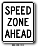 Speed Zone Ahead R2-5C