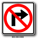 No Right Turn R3-1