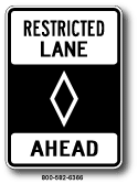 Restricted Lane R3-10