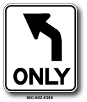Left Turn Only R3-5L